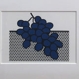 ROY LICHTENSTEIN Blue Grapes Invitation, 1972