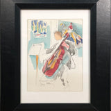 JACQUES VILLON Composition avec contrebasse, 1965