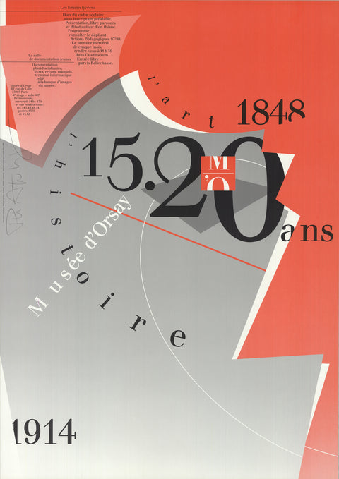 PHILIPPE APELOIG Musee d'Orsay, 1987 - Signed