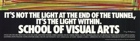 TONY PALLADINO It's Not the Light at the End of the Tunnel, it's the Light Within, 1983