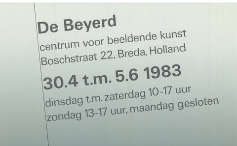 ARTIST UNKNOWN Ontwerp: Total Design, 1984