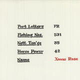 IAN HAMILTON FINLAY Poem/Print No.14 (Xmas Rose), 1970
