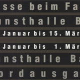 REINHARD MUCHA Kasse beim Fahrer, 1987