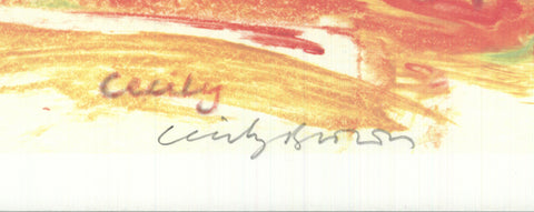 CECILY BROWN American Dance Festival, 2001 - Signed