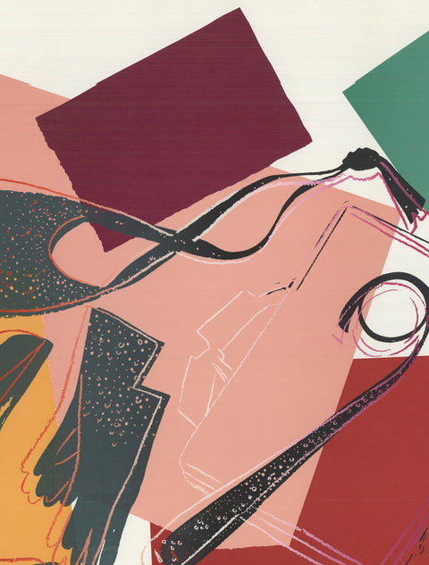 ANDY WARHOL Halston Advertising Campaign Poster, 1982