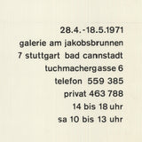 IMRE KOCSIS Graphik, 1971