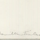 IAN HAMILTON FINLAY La Belle Hollandaise, 1967 - Signed