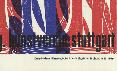 HAP GRIESHABER Württbg Art Association Stuttgart, 1969