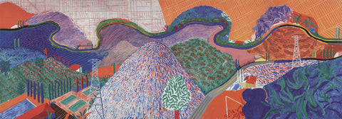 DAVID HOCKNEY Mulholland Drive: The Road to the Studio, 2021