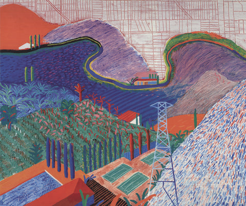 DAVID HOCKNEY Mulholland Drive: The Road to the Studio, 2021