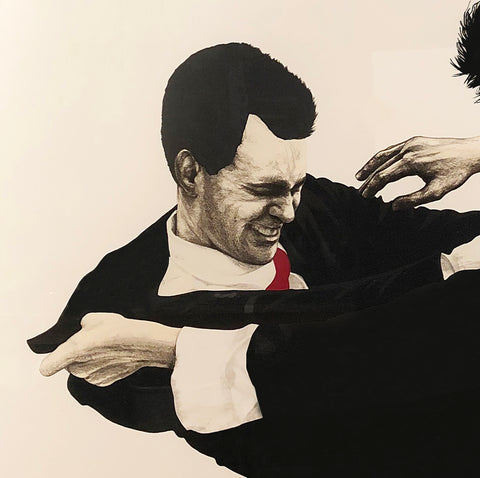 ROBERT LONGO Frank & Glenn, 1991 - Signed