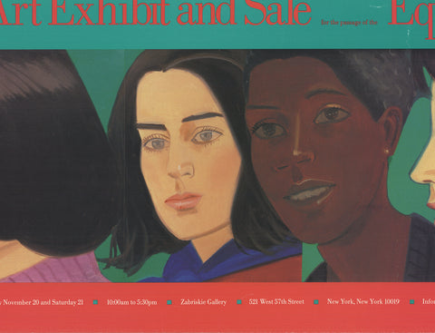 ALEX KATZ Art Exhibit and Sale for the Passage of the Equal Rights Amendment, 1972