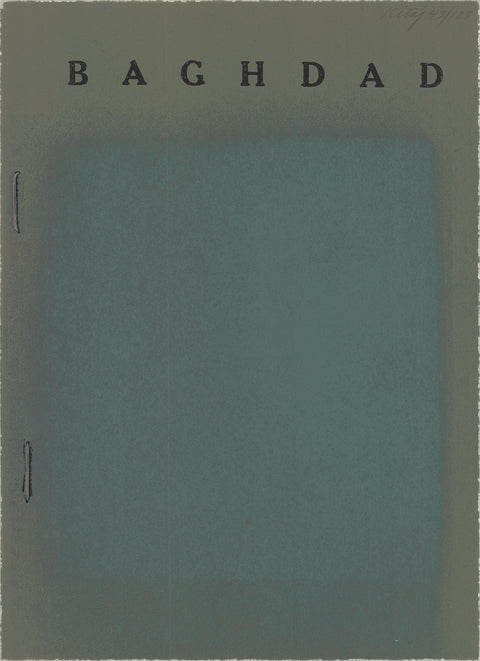 R.B. KITAJ Baghdad, 1972 - Signed