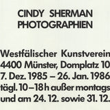 CINDY SHERMAN Cindy Sherman Photographs, 1985