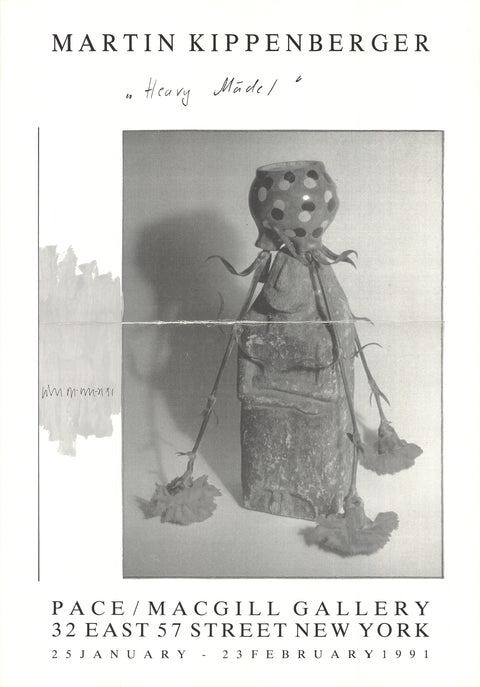 MARTIN KIPPENBERGER Pace/ Macgill, 1991 - Signed