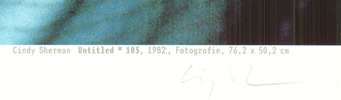 CINDY SHERMAN Untitled Still #103, 1999 - Signed