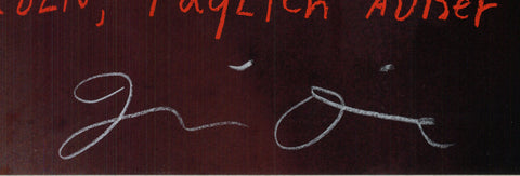 JIM DINE Disappearing before Gehard and Susanne, 2008 - Signed