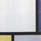 PIET MONDRIAN Composition with Red, Blue, Black, Yellow and Gray, 2019