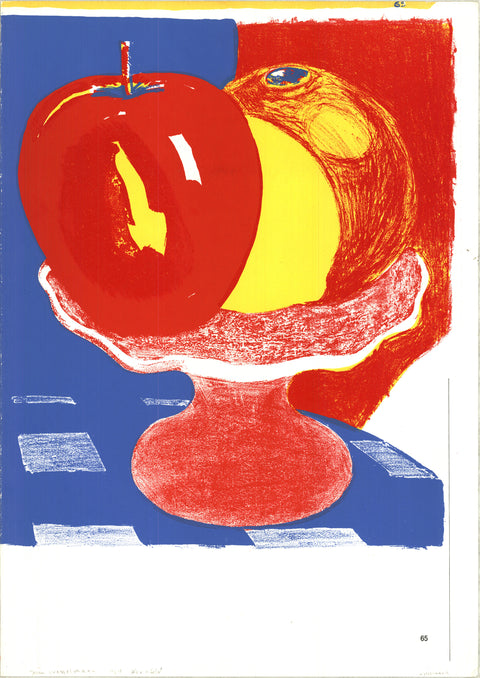 TOM WESSELMANN Fruit plate from One Cent Life Portfolio, 1964