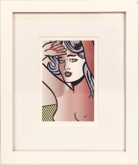 ROY LICHTENSTEIN Nude with Blue Hair, 1997