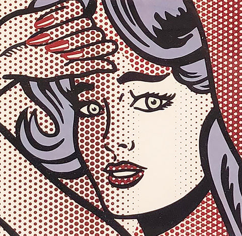 ROY LICHTENSTEIN Nude with Blue Hair, 1997