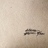 STEVE KAUFMAN Mickey Mantle, 1995 - Signed