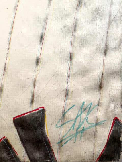 STEVE KAUFMAN Mickey Mantle, 1995 - Signed