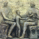 HENRY MOORE Family Group, 1992