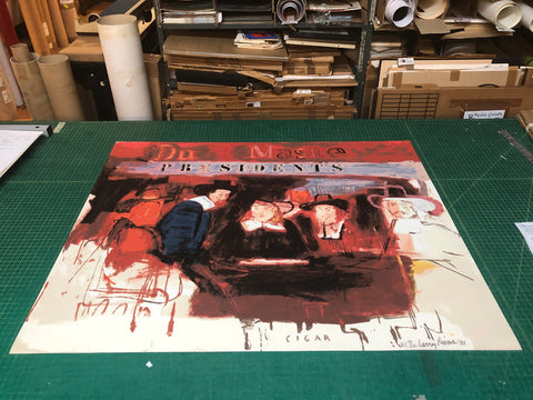 LARRY RIVERS Dutch Masters, 1991 - Signed