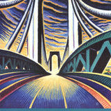 ANNE BASCOVE Crossing the Bronx-Whitestone Bridge, 2003