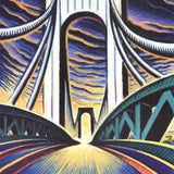 ANNE BASCOVE Crossing the Bronx-Whitestone Bridge, 2003