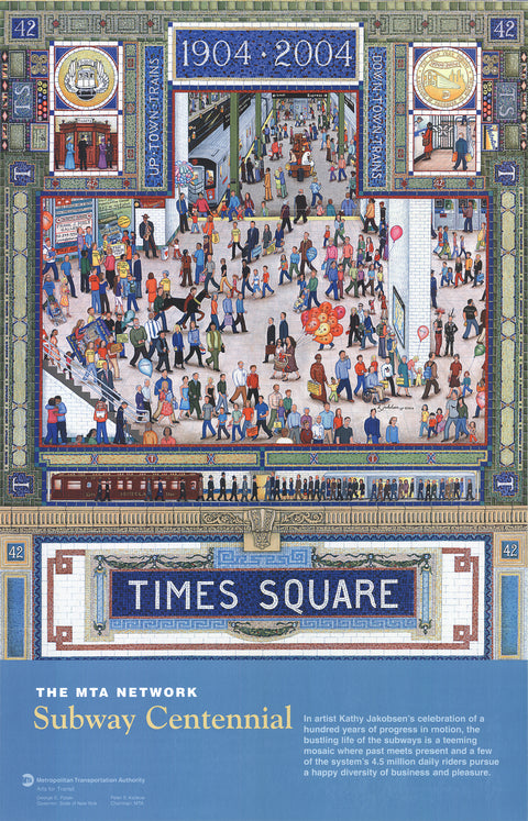 KATHY JAKOBSEN Subway Centennial, 2004