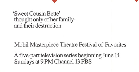 IVAN CHERMAYEFF Sweet Cousin Bette, 1971