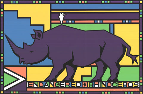 CHRISTINE KIDDER GRIFFIN Endangered Series -  Rhinoceros, 1991