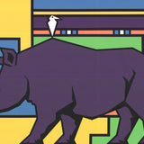 CHRISTINE KIDDER GRIFFIN Endangered Series -  Rhinoceros, 1991