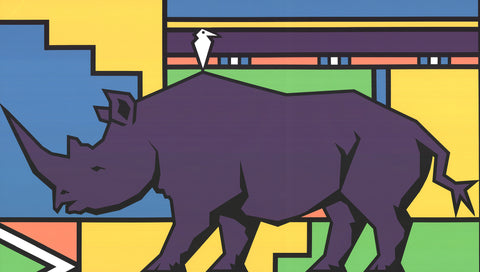 CHRISTINE KIDDER GRIFFIN Endangered Series -  Rhinoceros, 1991