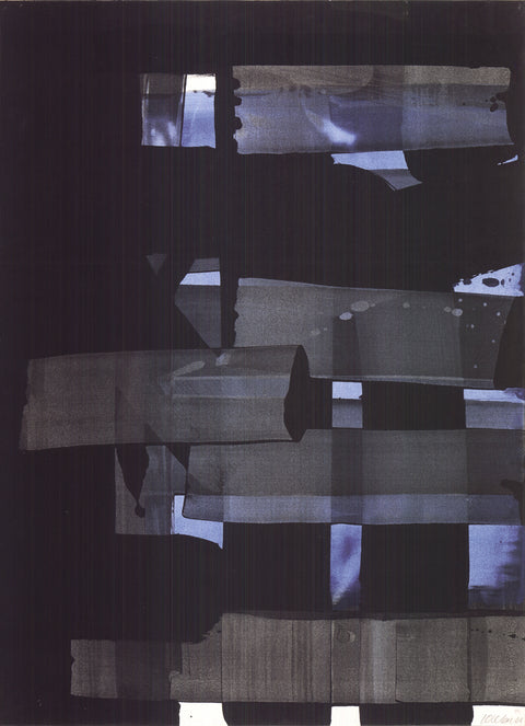 PIERRE SOULAGES Gouache, 2007
