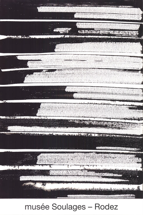 PIERRE SOULAGES Ink on Paper, 1995, 2022