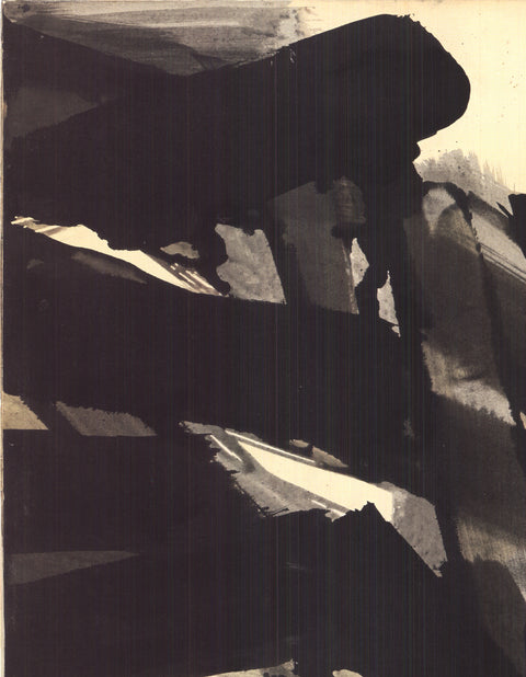 PIERRE SOULAGES Ink on Paper, 1961, 2022