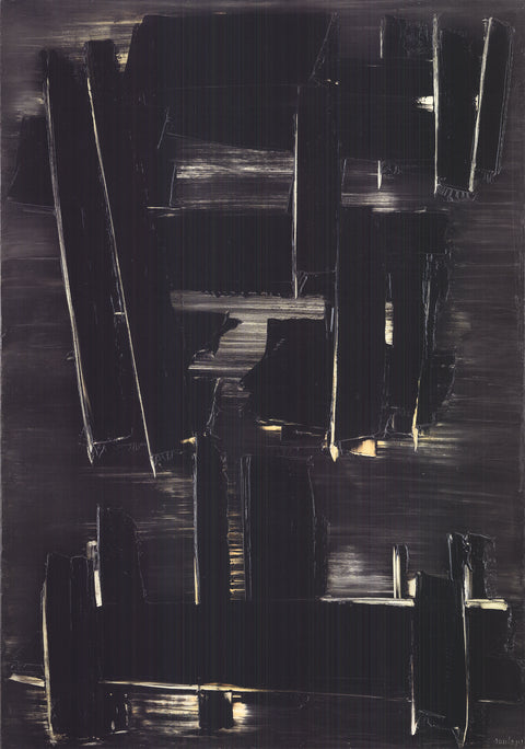 PIERRE SOULAGES Painting August, 1958, 2022