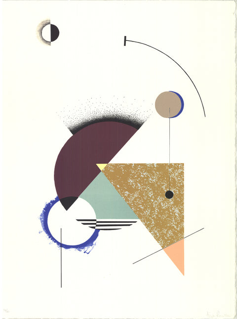 KRISTA ROSENKILDE Shock Blue Black Hole, 2016 - Signed