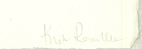 KRISTA ROSENKILDE Shock Blue Black Hole, 2016 - Signed