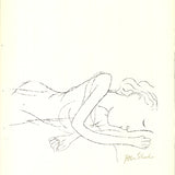 BEN SHAHN Of Light, White Sleeping Women in Childbed from the Rike Portfolio, 1968