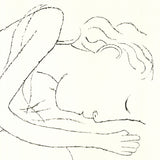 BEN SHAHN Of Light, White Sleeping Women in Childbed from the Rike Portfolio, 1968