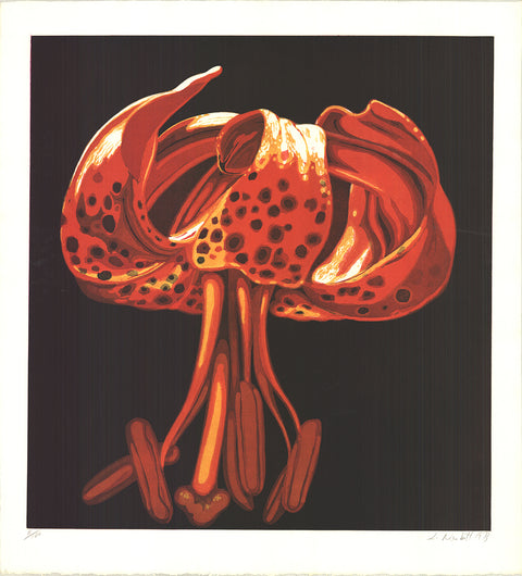 LOWELL NESBITT Lily, 1973 - Signed