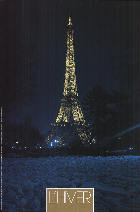 WINNIE DENKER L'Hiver La Tour Eiffel, 1987