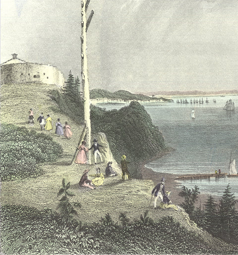 W.H. BARTLETT New York Bay from the Telegraph Station, 1994