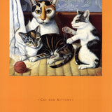 ARTIST UNKNOWN Cat and Kittens, 1994