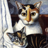 ARTIST UNKNOWN Cat and Kittens, 1994