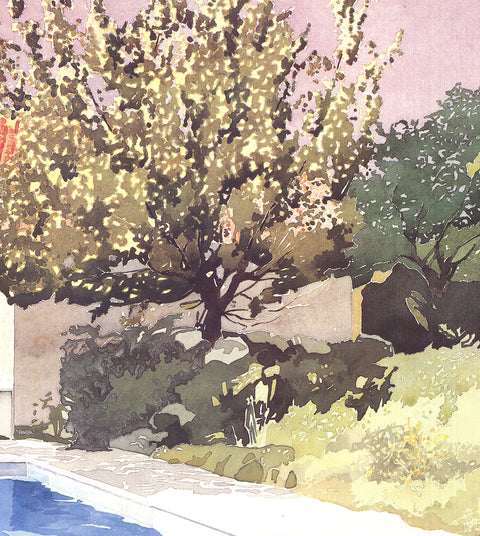 DAVID LINGWOOD La Piscine/ The Pool(Diptych), 1983